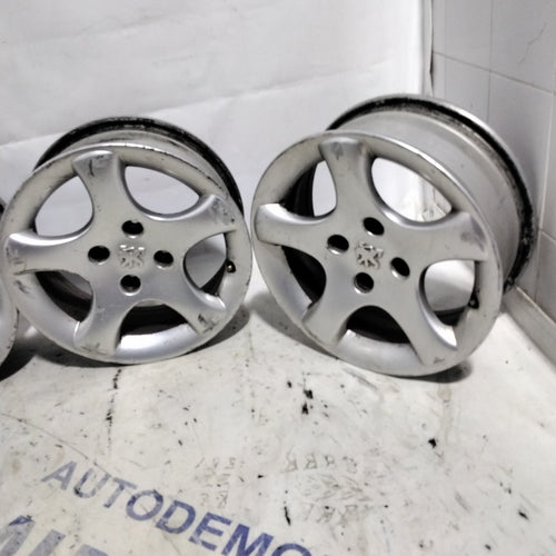 4 alloy wheels 4 holes PEUGEOT 14 inch