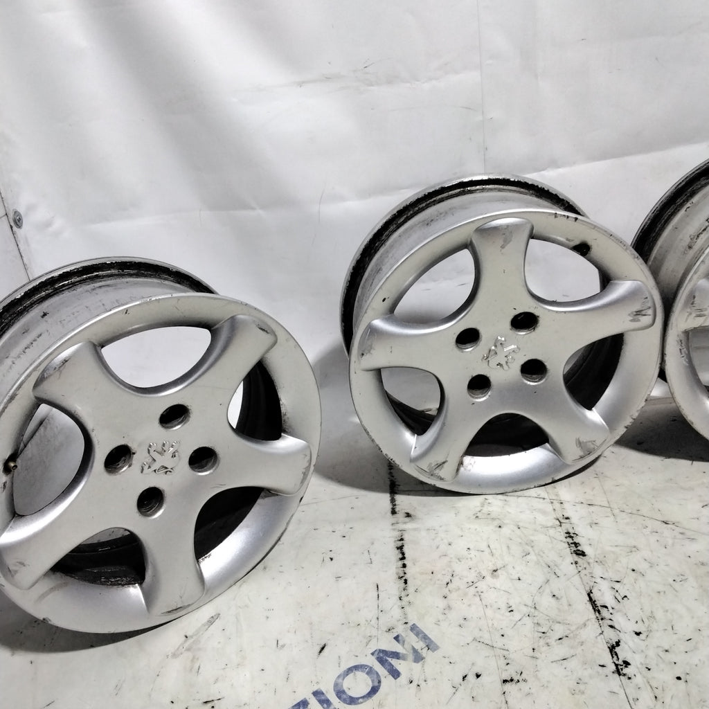 4 cerchi in lega 4 fori PEUGEOT 14 pollici