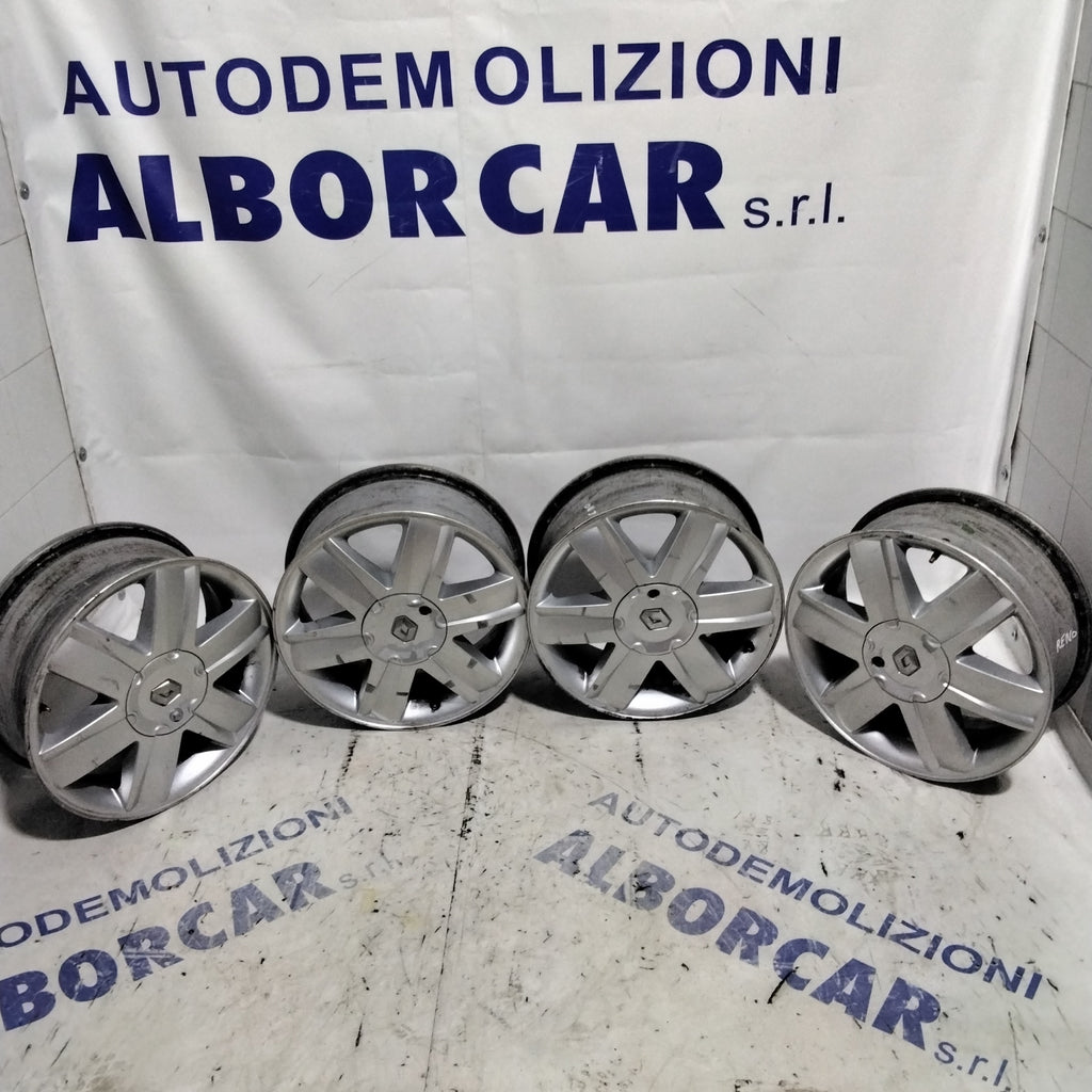4 cerchi in lega 4 fori RENAULT 16 pollici