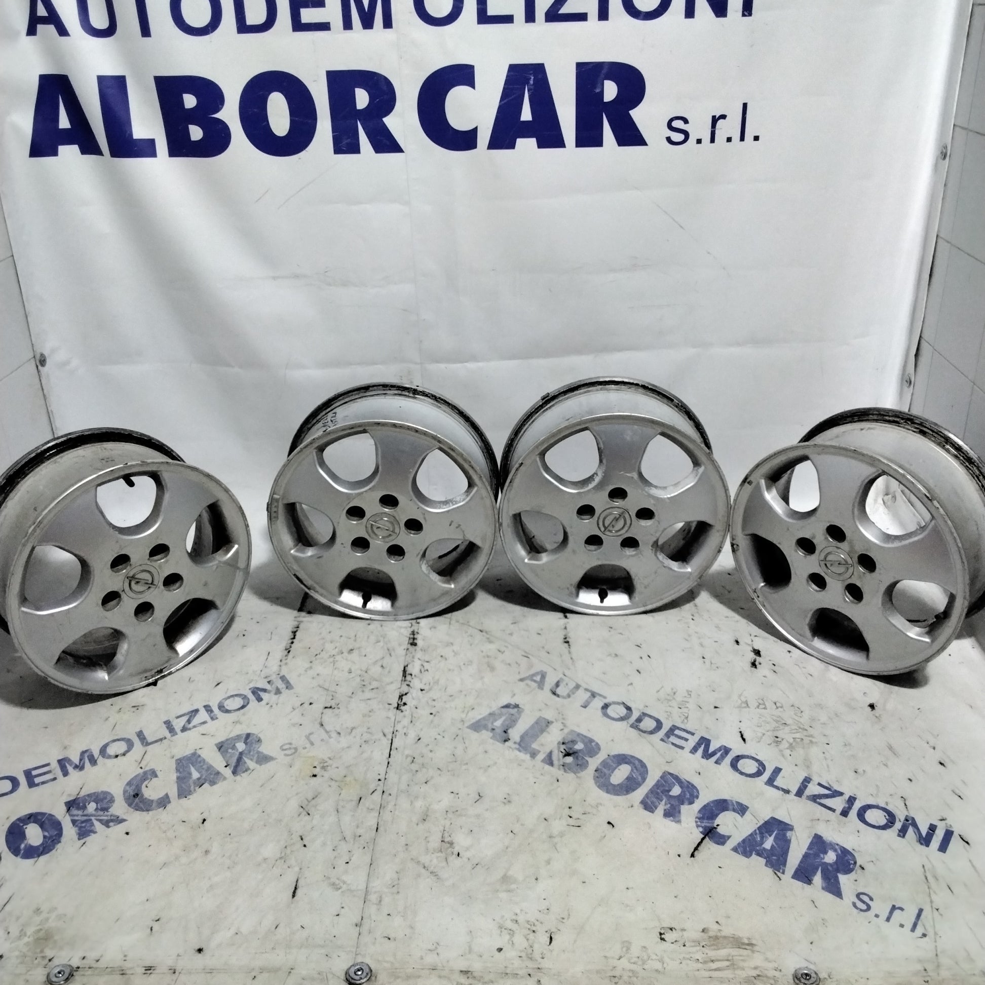 4 cerchi in lega 5 fori opel 15 pollici