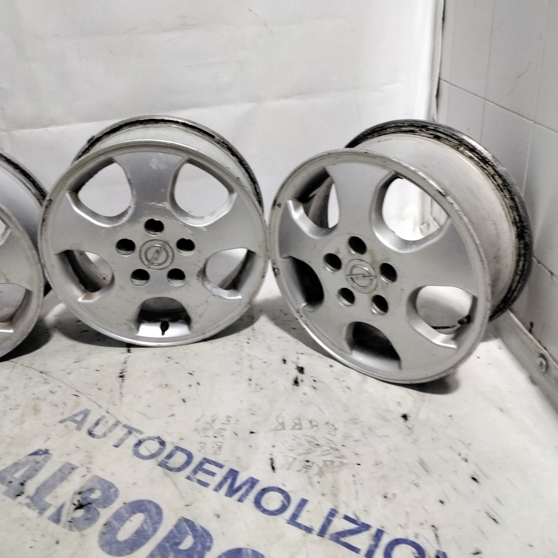 4 cerchi in lega 5 fori opel 15 pollici