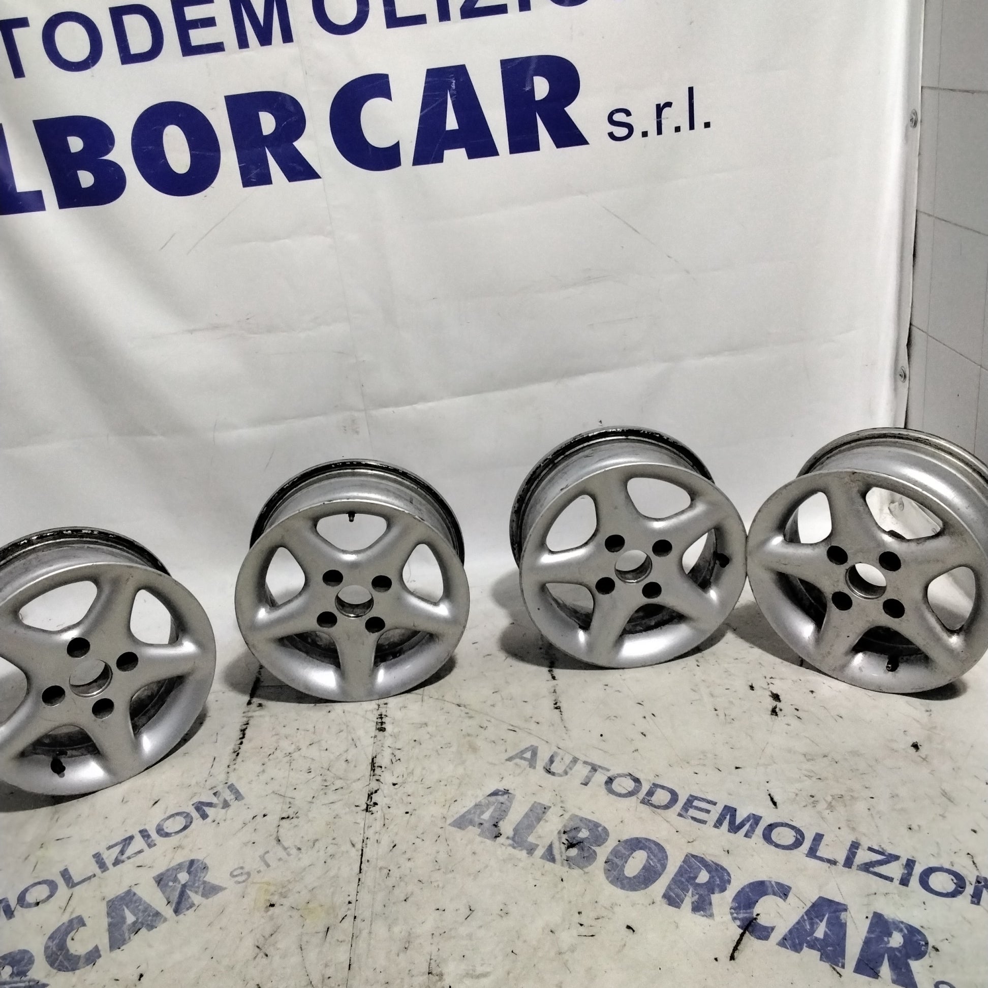 4 cerchi in lega 4 fori FIAT 13 pollici