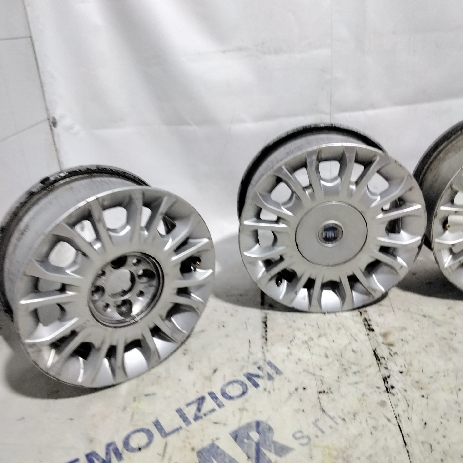 4 cerchi in lega 4 fori FIAT 14 pollici