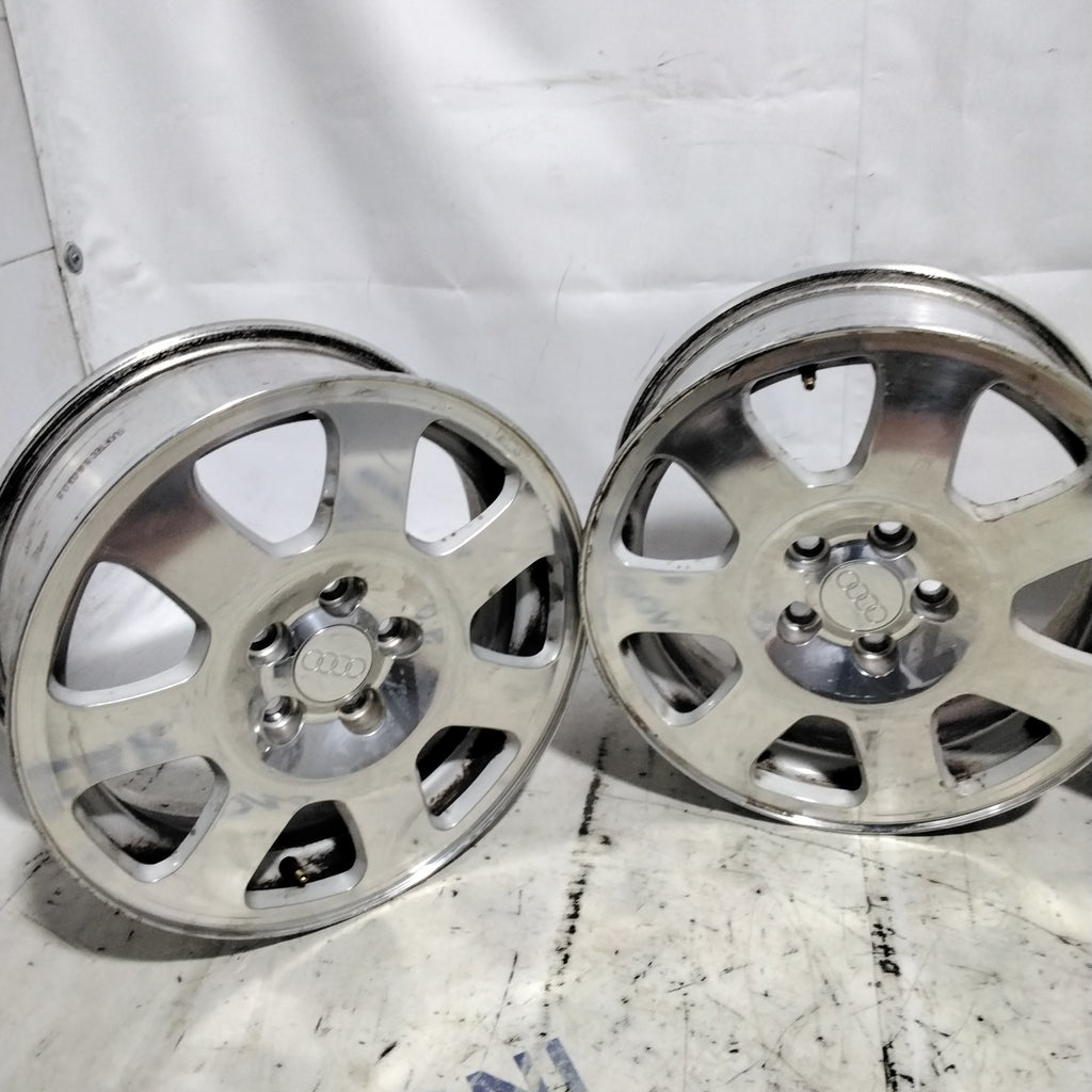 4 cerchi in lega 5 fori AUDI 15 pollici