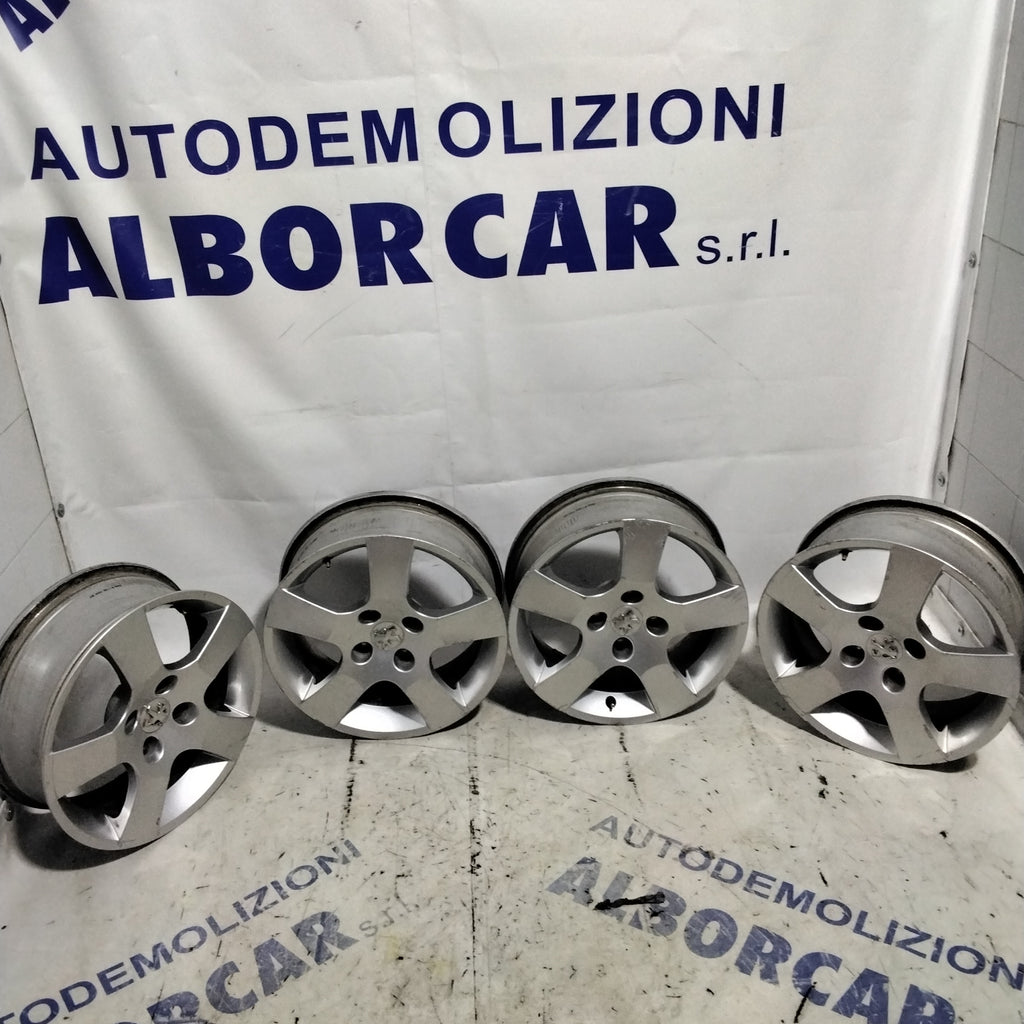 4 cerchi in lega 4 fori Peugeot 207 16 pollici