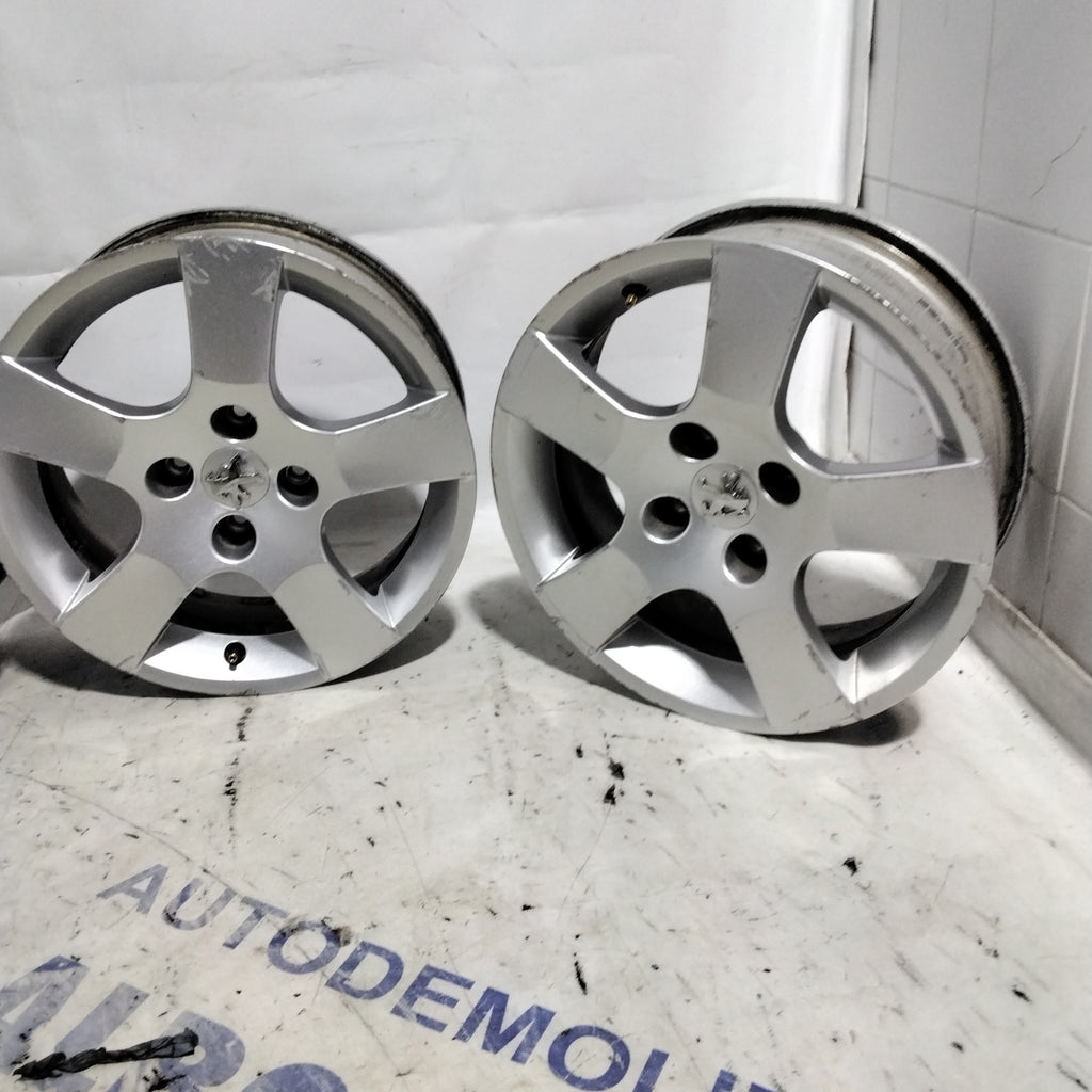 4 cerchi in lega 4 fori Peugeot 207 16 pollici