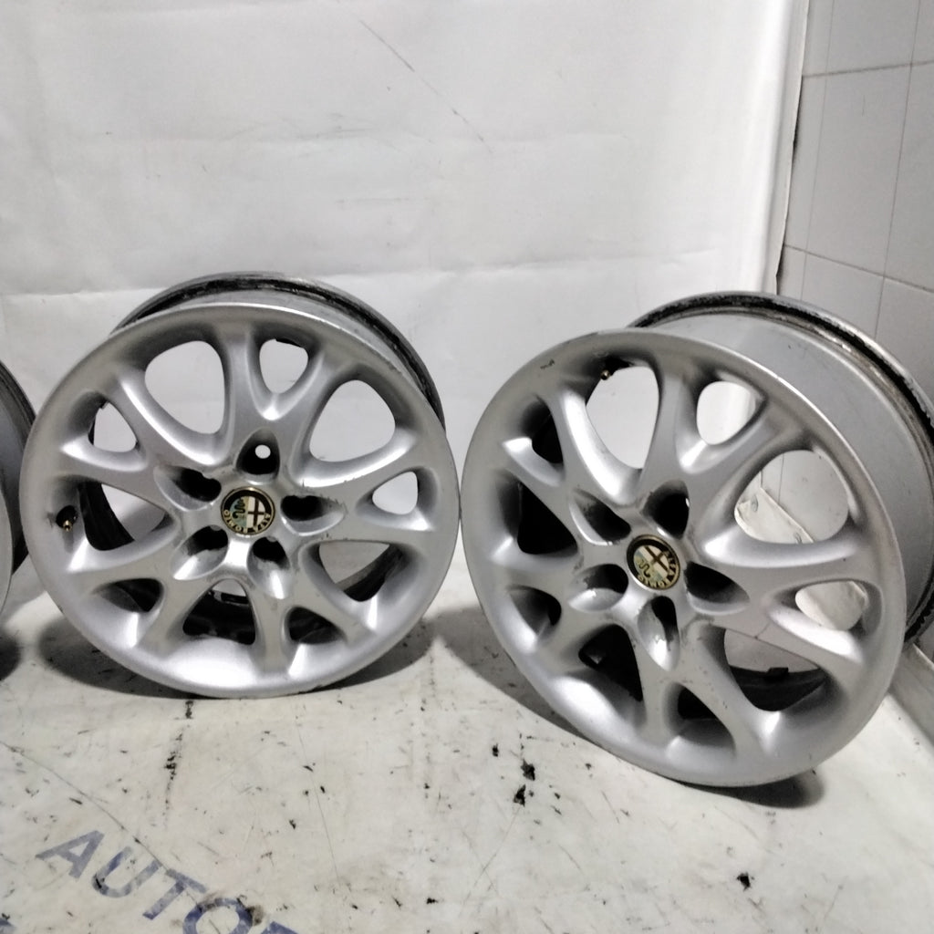 4 cerchi in lega 5 fori ALFA ROMEO 15 pollici