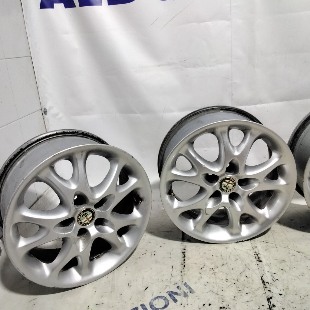4 cerchi in lega 5 fori ALFA ROMEO 15 pollici