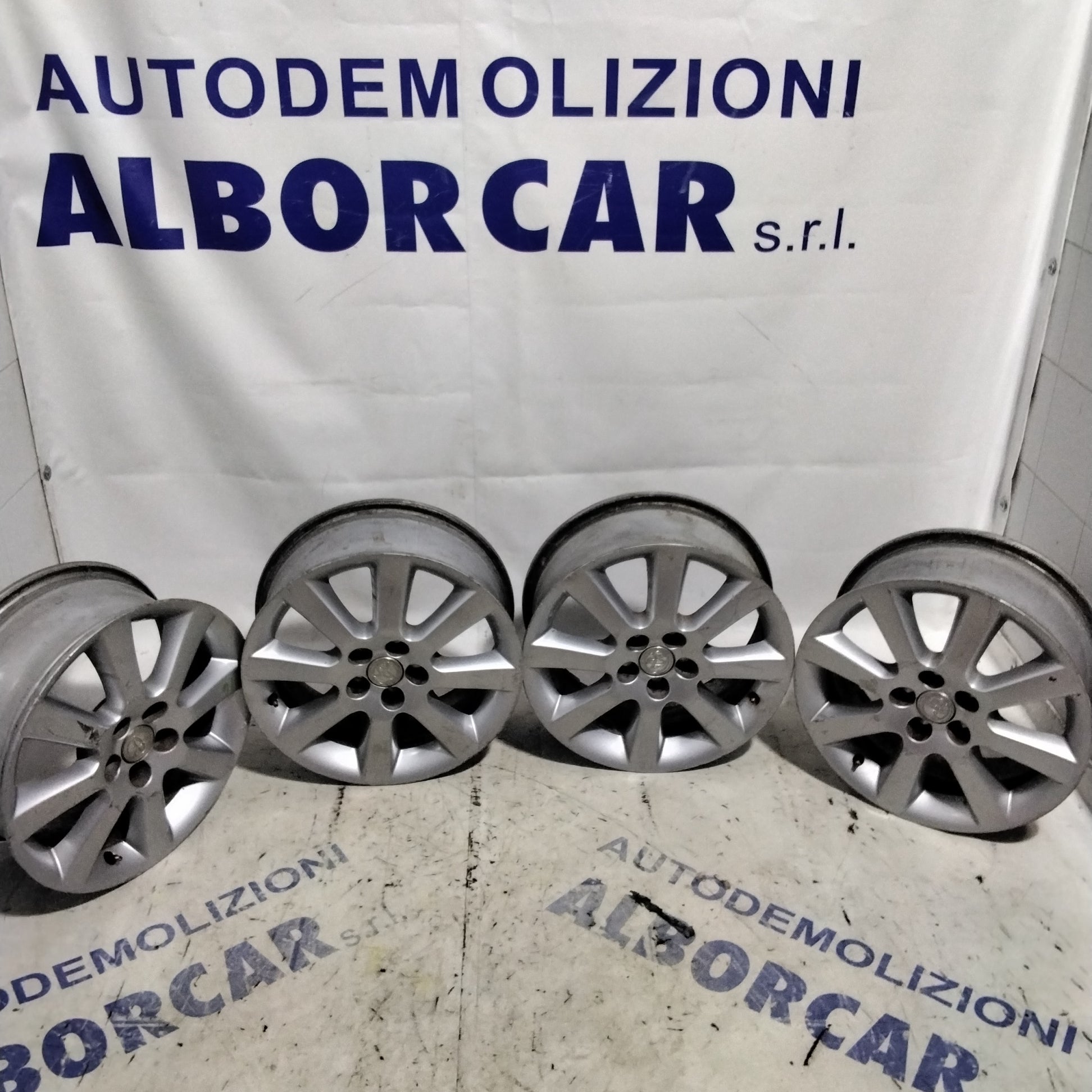 4 cerchi in lega 5 fori TOYOTA 16 pollici