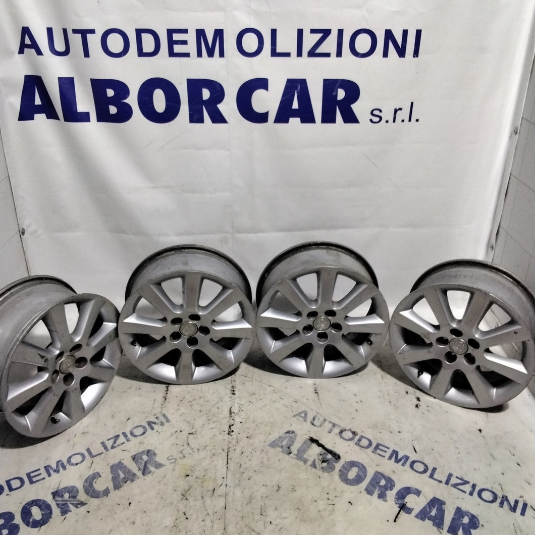 4 cerchi in lega 5 fori TOYOTA 16 pollici