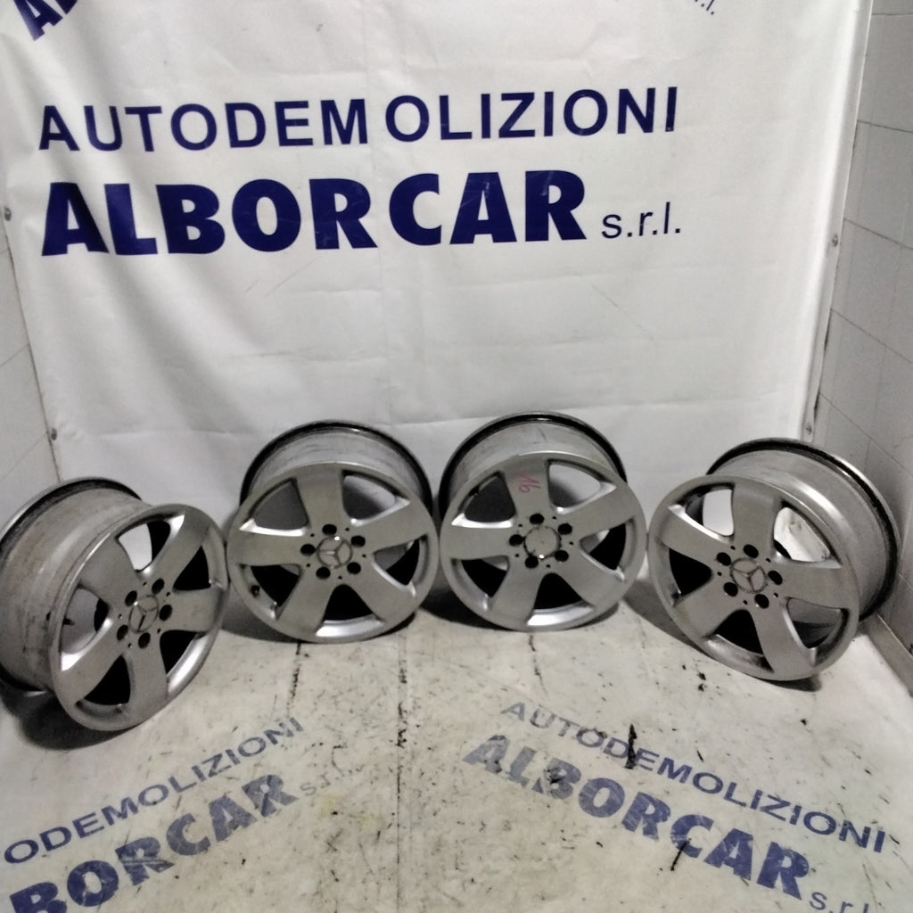 4 cerchi in lega 5 fori MERCEDES 16 pollici