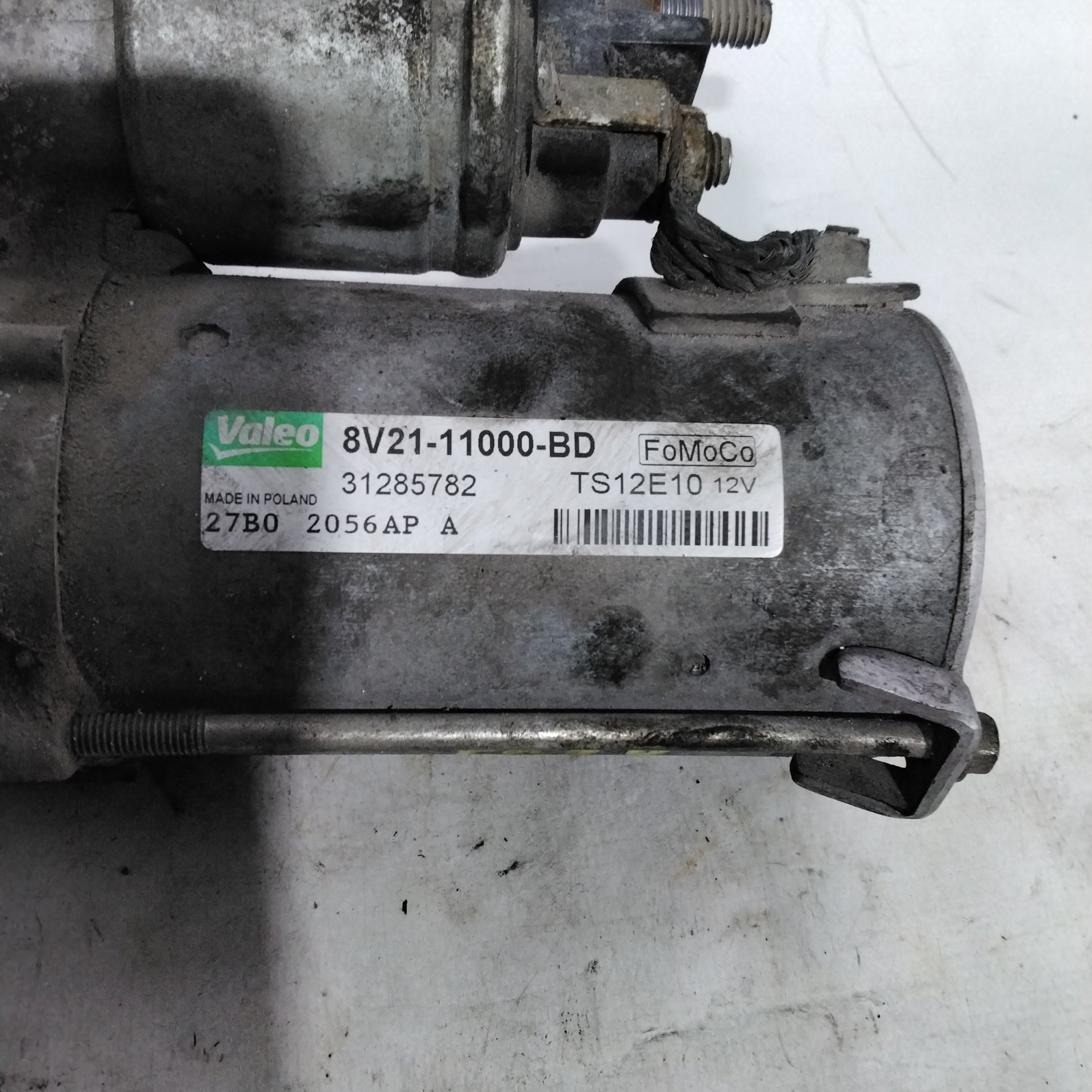 Ford Fiesta 1.4 Petrol Starter Motor Year 2010 Code: 31285782 (sf15p2)