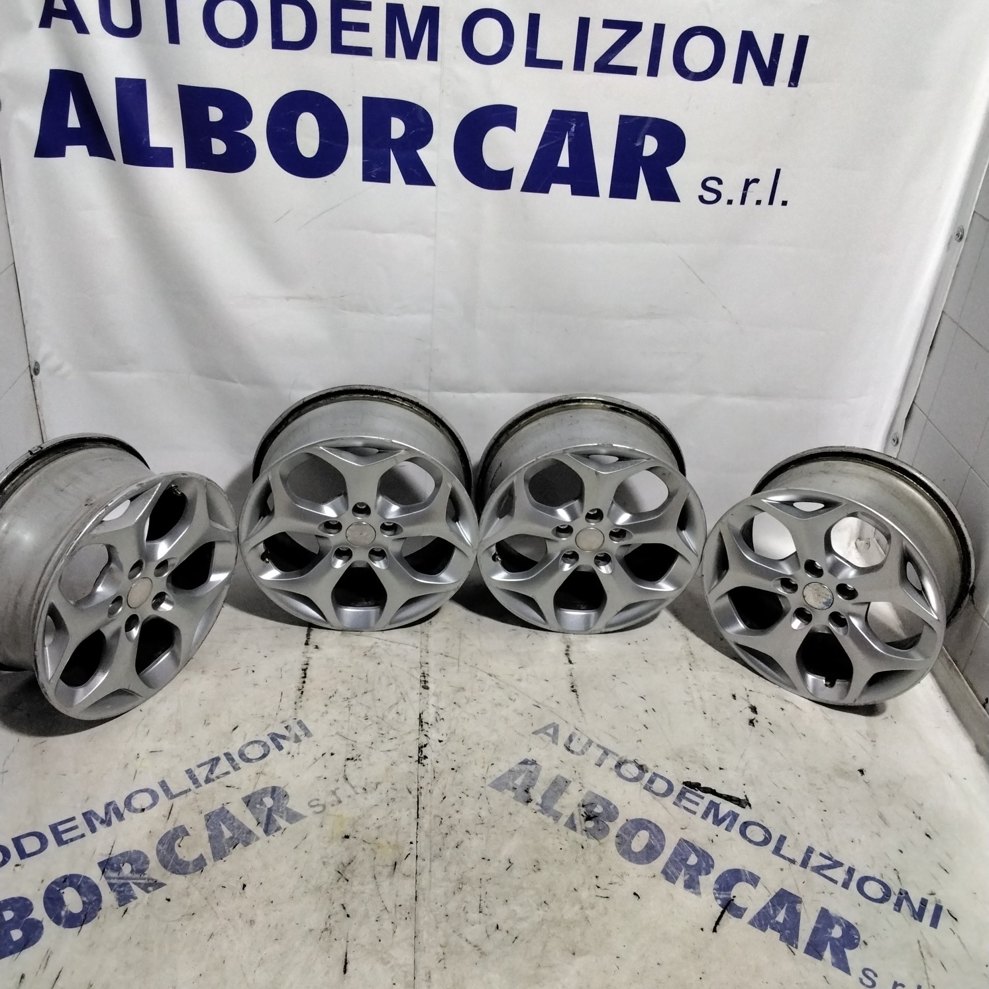 4 cerchi in lega 5 fori FORD FOCUS/c.max 16 pollici