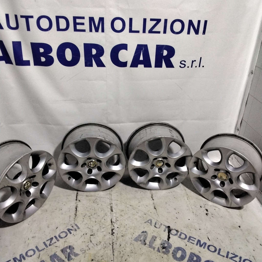 4 cerchi in lega 5 fori ALFA ROMEO 16 pollici