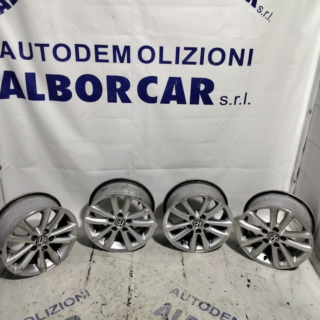 4 cerchi in lega 5 fori VOLKSWAGEN 14 pollici