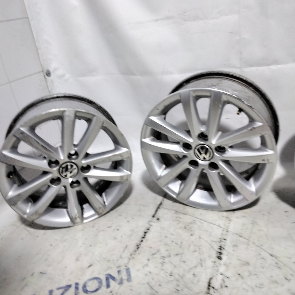 4 cerchi in lega 5 fori VOLKSWAGEN 14 pollici