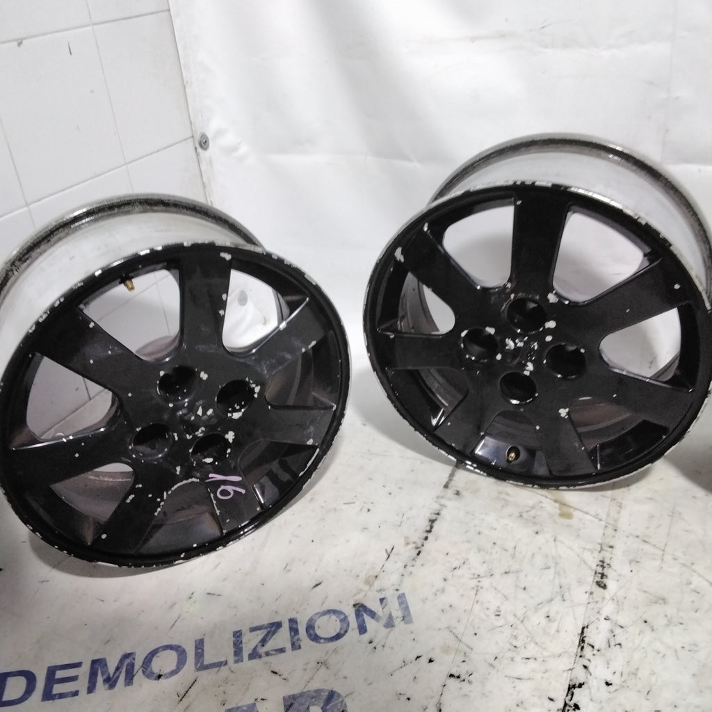 4 cerchi in lega 4 fori PEUGEOT 16 pollici