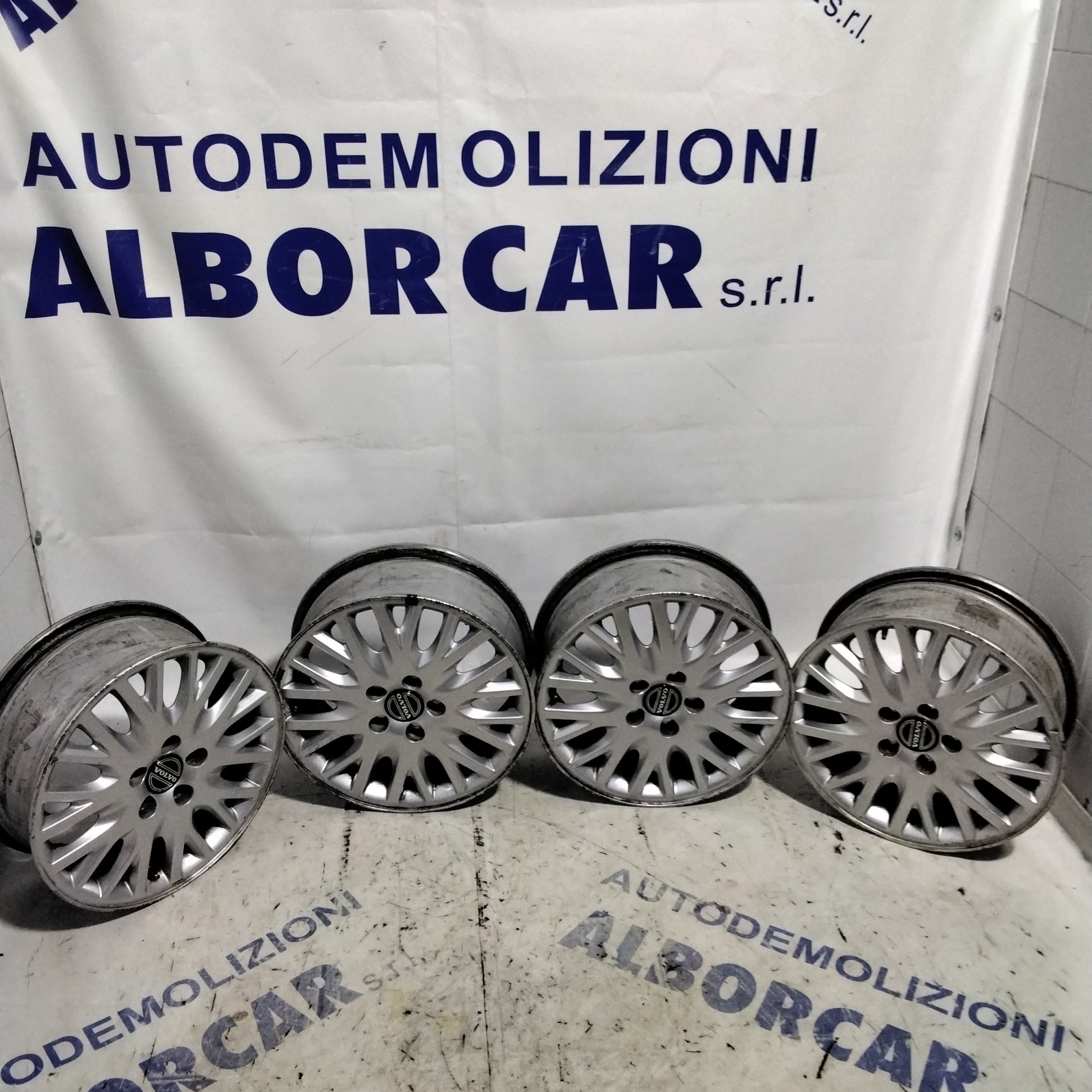 4 Cerchi in lega 5 fori VOLVO v50 16 pollici