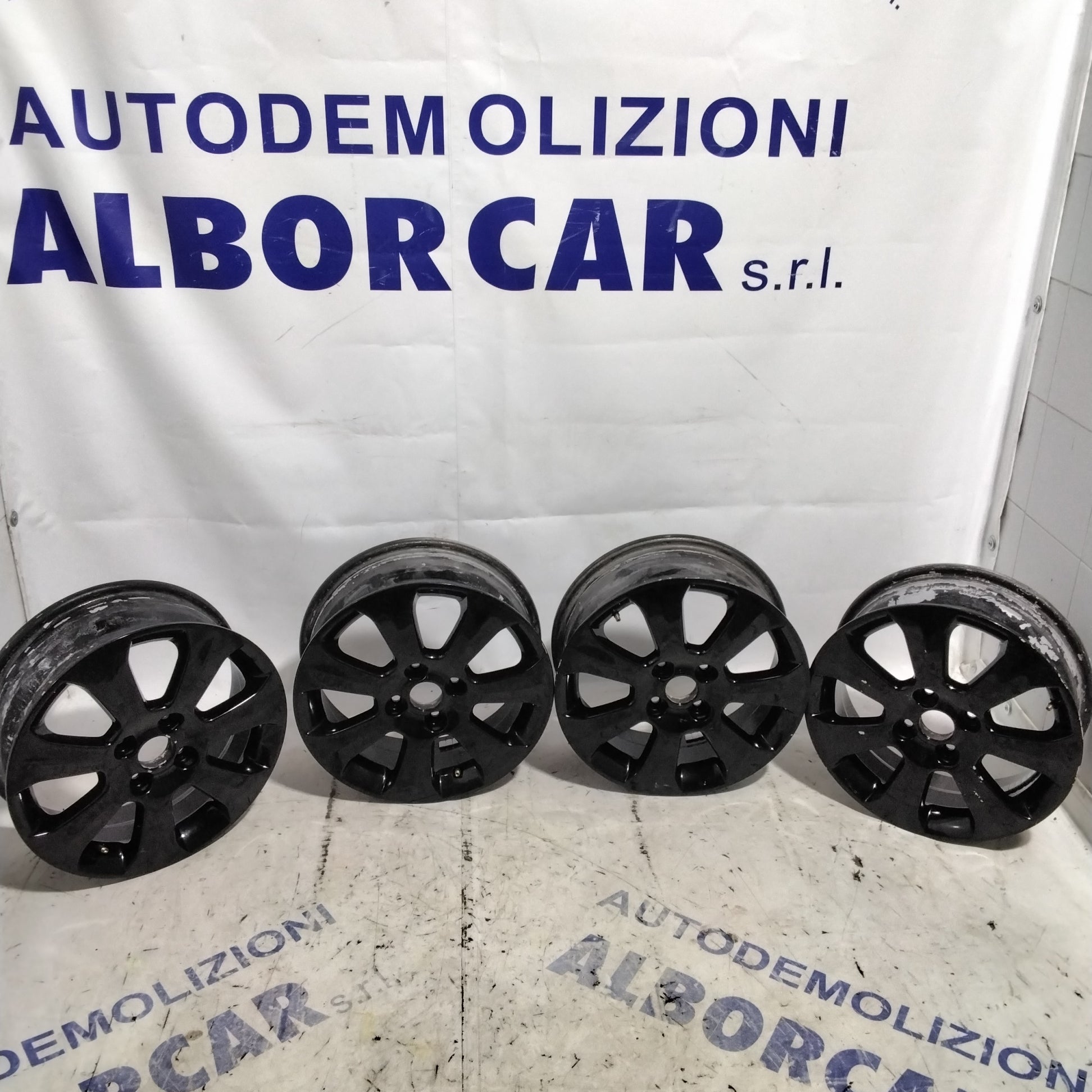 4 cerchi in lega 4 fori OPEL agila 15 pollici