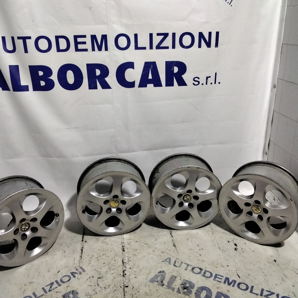 4 cerchi in lega 5 fori ALFA ROMEO 15 pollici