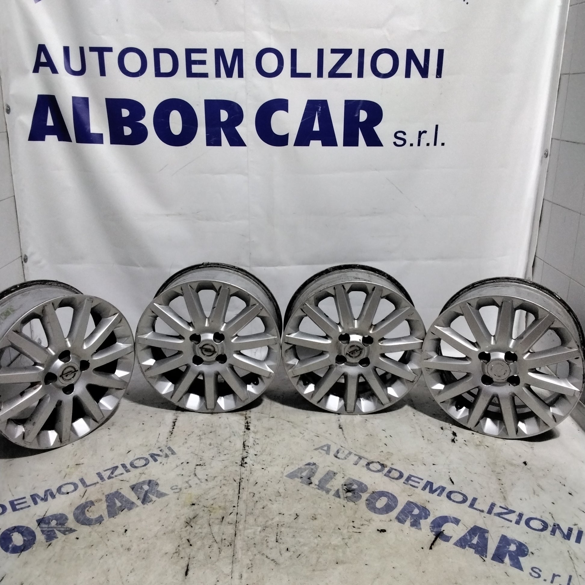 4 cerchi in lega 4 fori OPEL 16 pollici