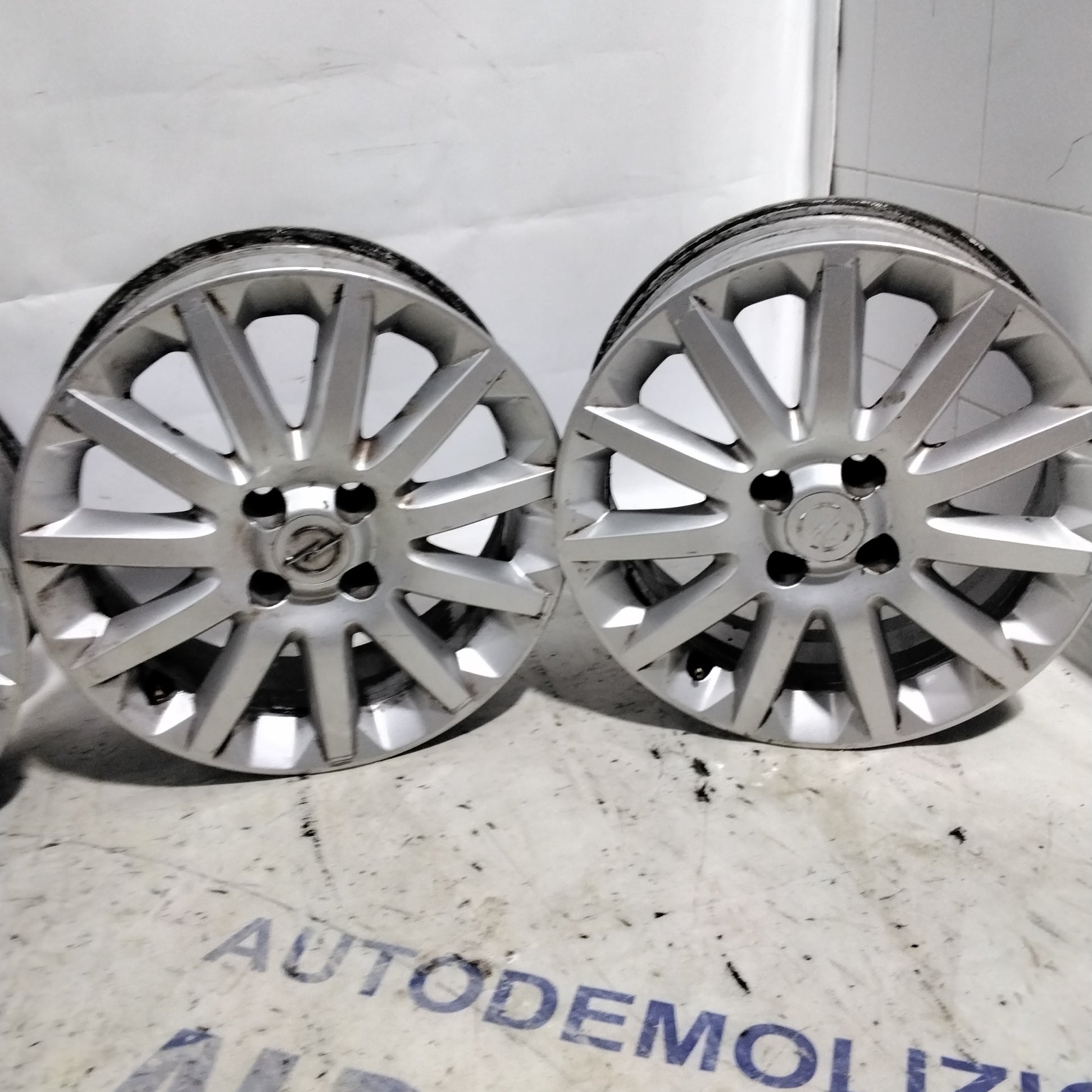 4 cerchi in lega 4 fori OPEL 16 pollici