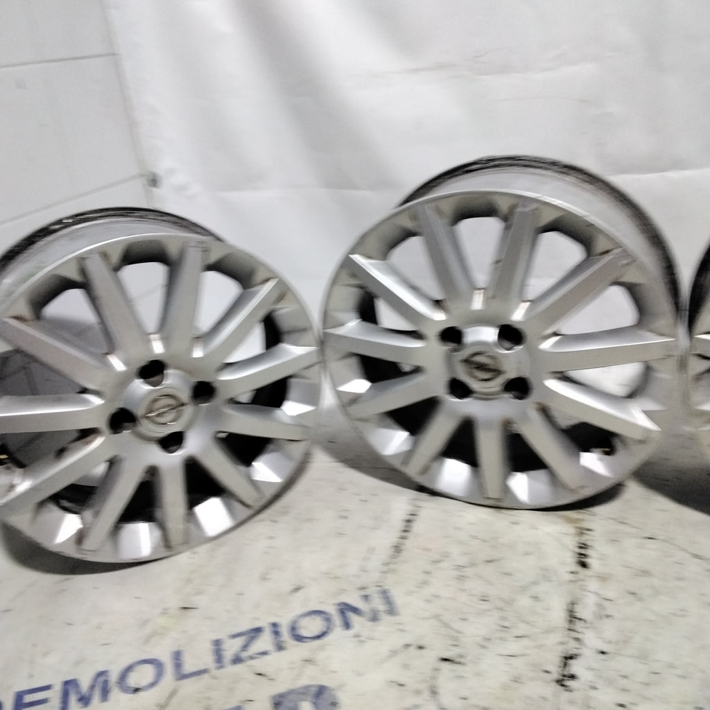4 cerchi in lega 4 fori OPEL 16 pollici