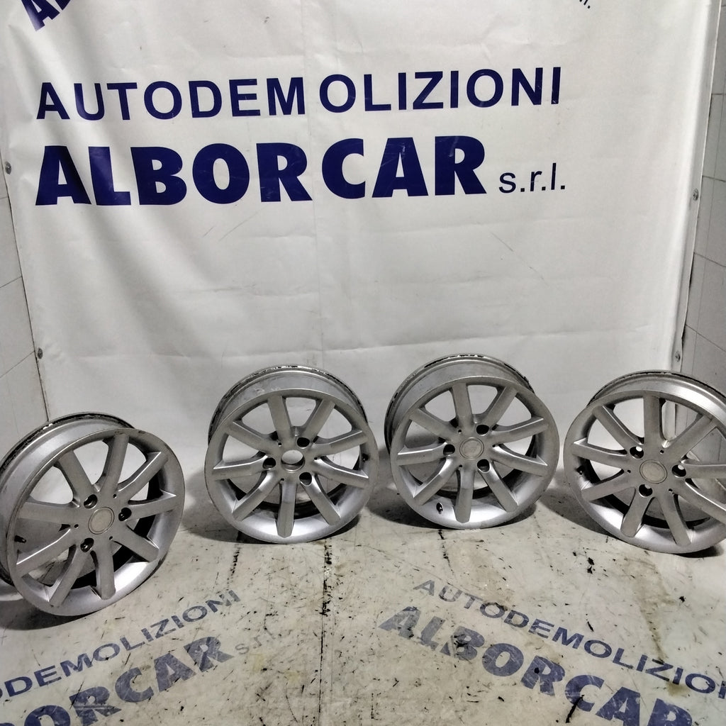 4 cerchi in lega 3 fori  smart 15 pollici