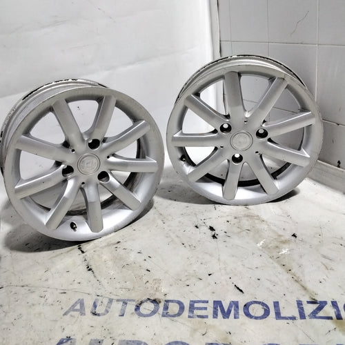 4 cerchi in lega 3 fori  smart 15 pollici