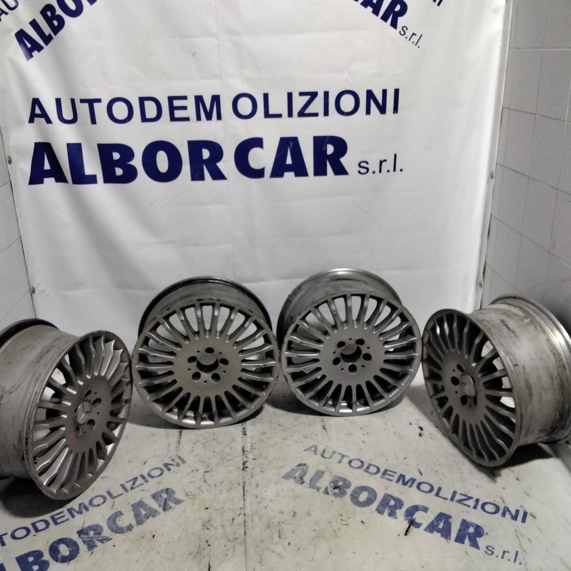 4 cerchi in lega 5 fori MERCEDES 18 pollici