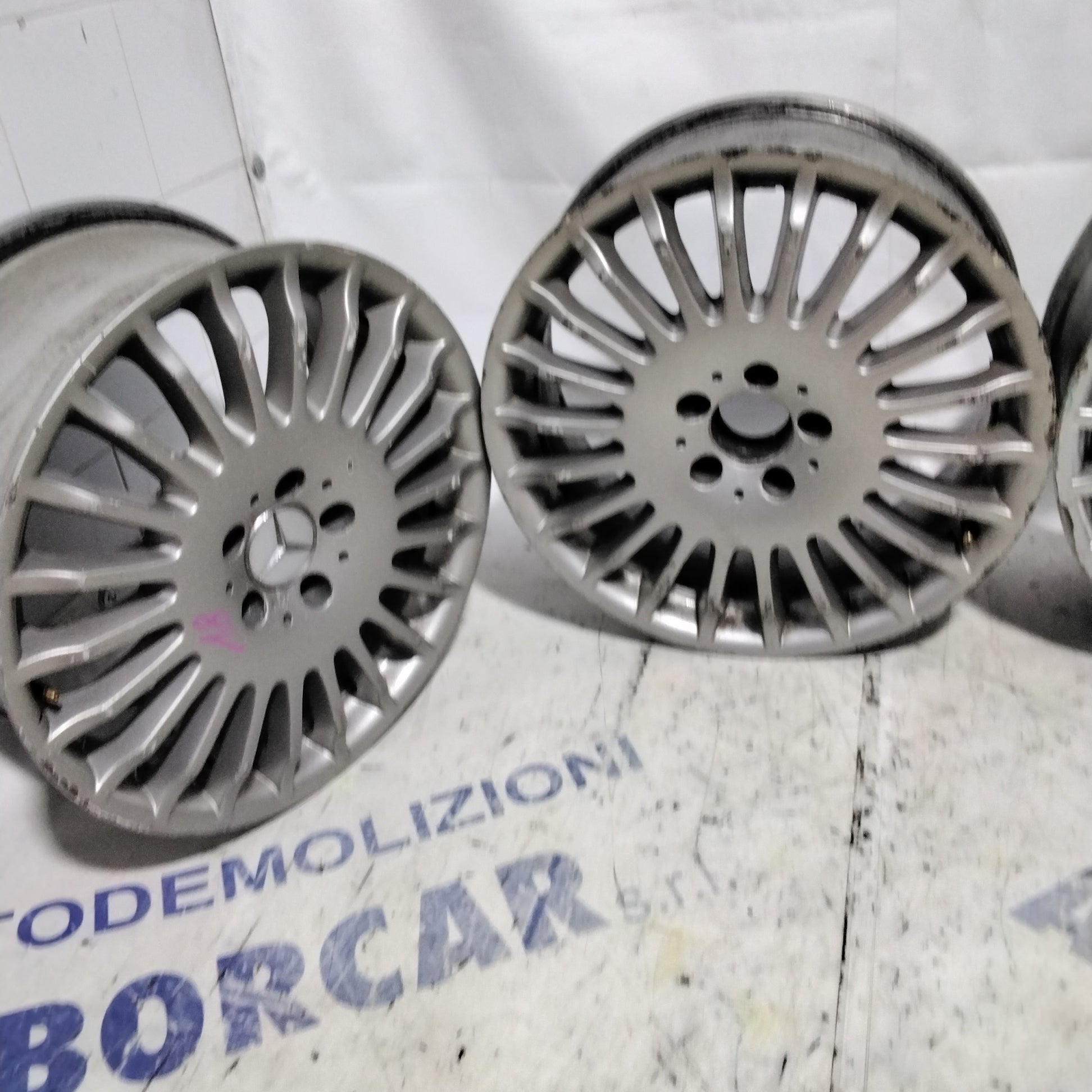 4 cerchi in lega 5 fori MERCEDES 18 pollici