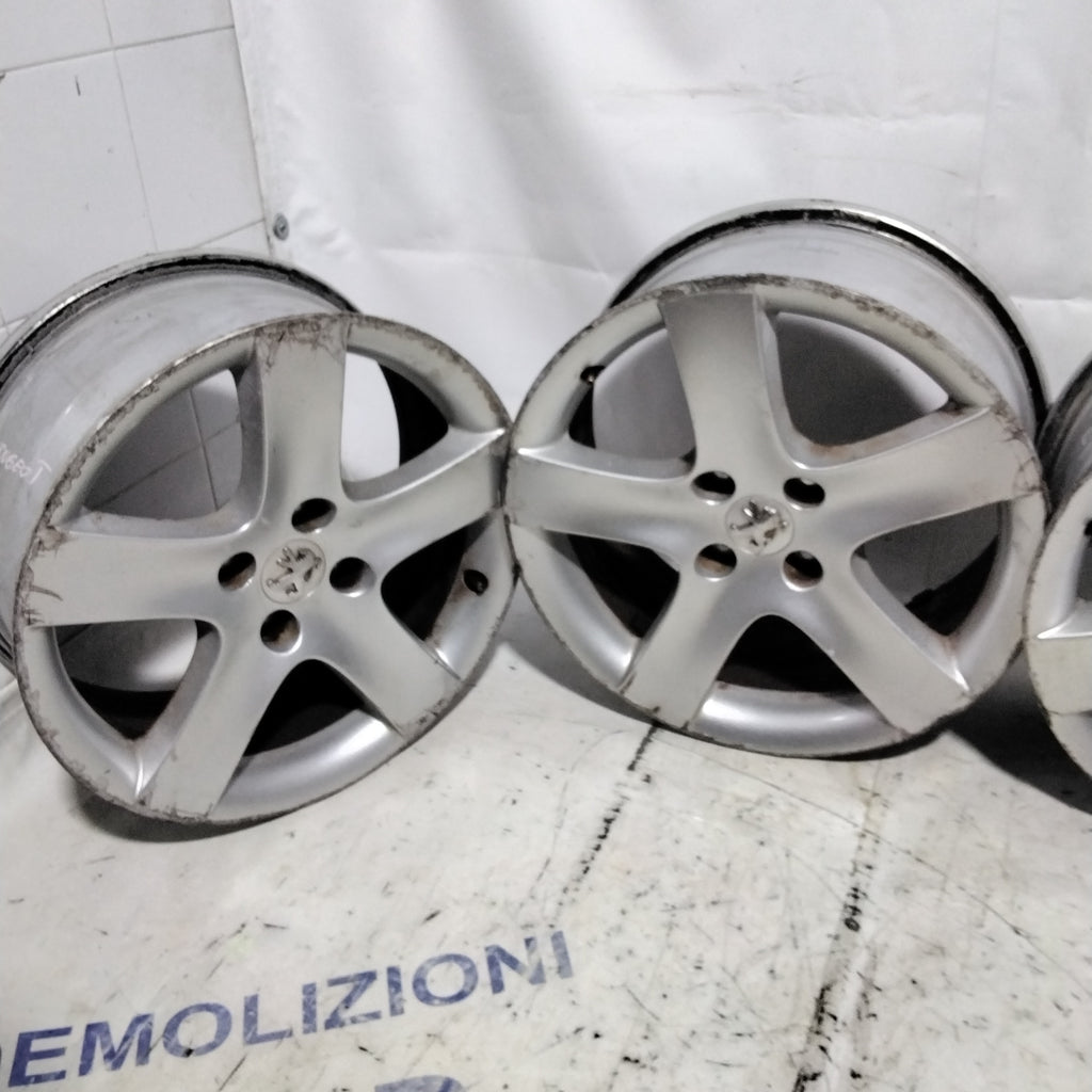 4 Cerchi in lega 4 fori PEUGEOT 17 pollici