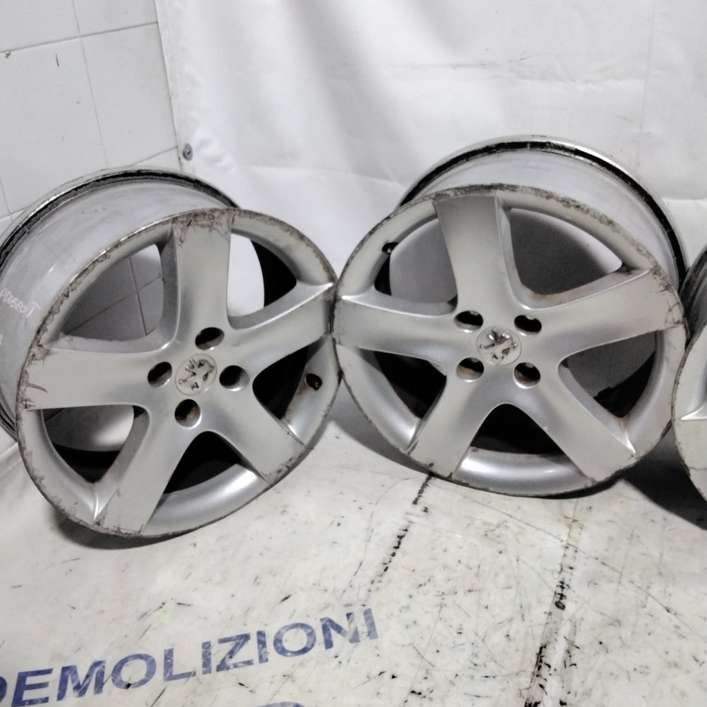 4 Cerchi in lega 4 fori PEUGEOT 17 pollici