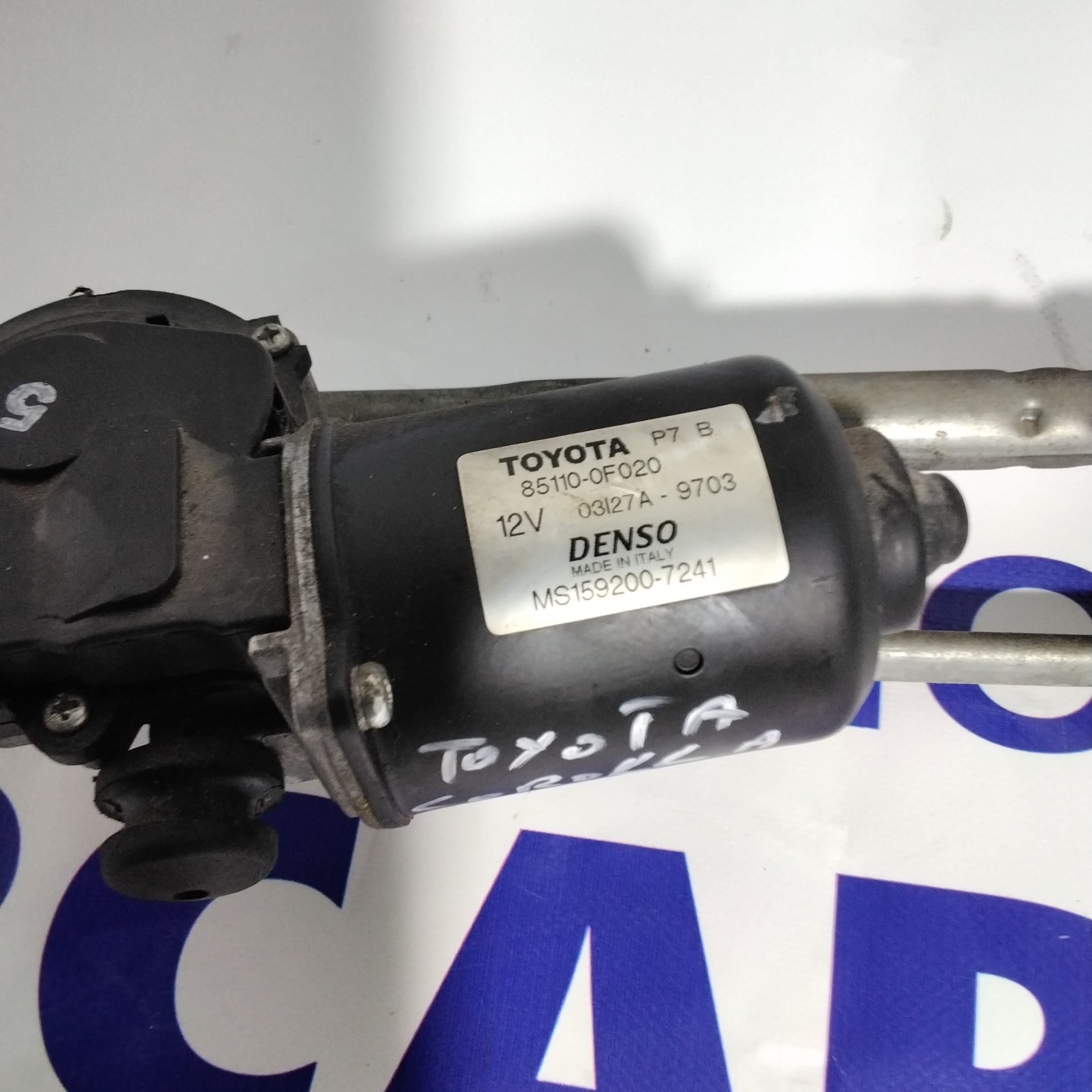 motor del limpiaparabrisas delantero TOYOTA corolla verso 1.6 gasolina año 2007 código: 851100F020 (sf1p)