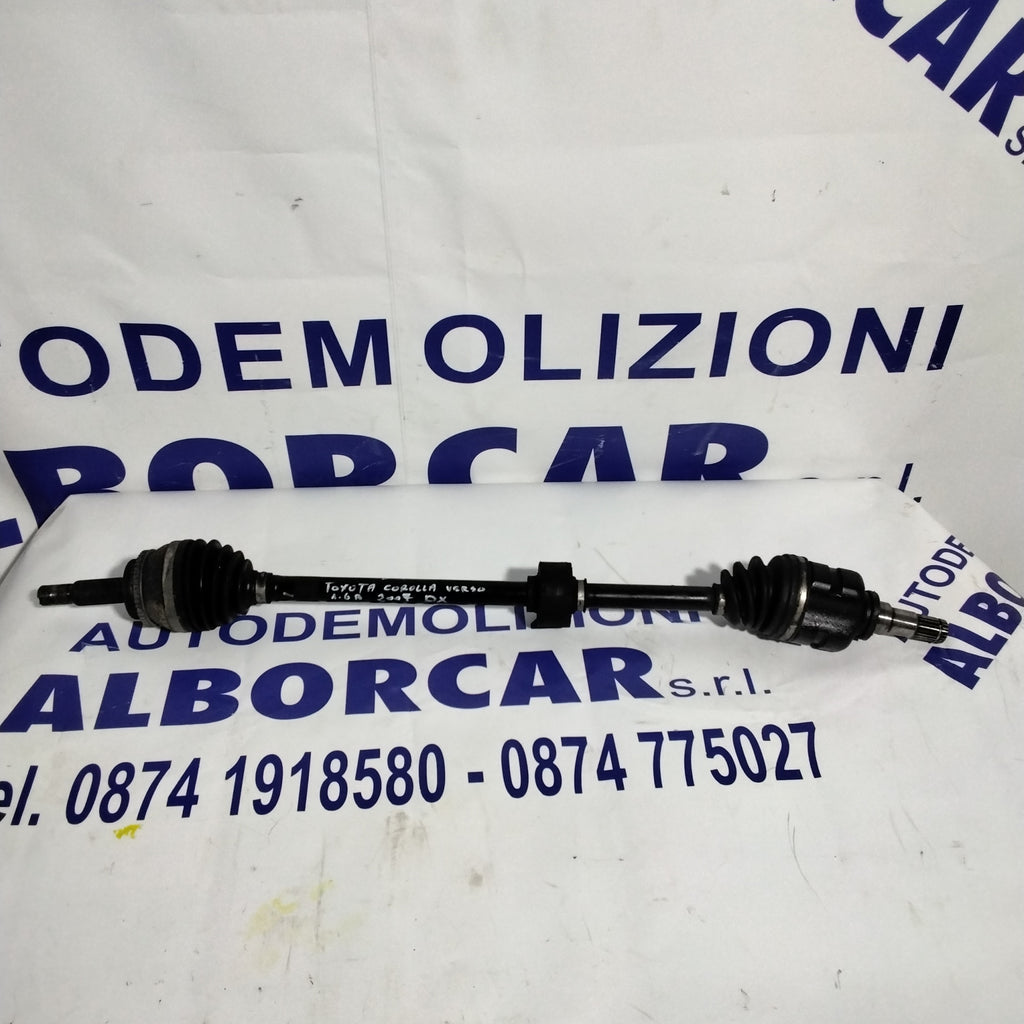 Semieje/transmisión lado derecho TOYOTA corolla verso 1.6 gasolina año 2007