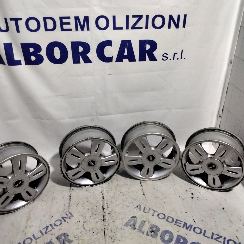 4 cerchi in lega 4 fori MINI COOPER 15 pollici