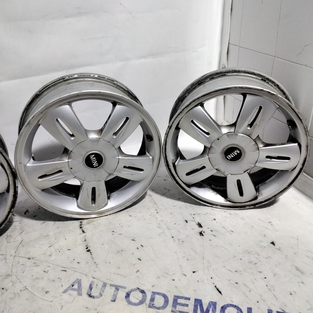 4 cerchi in lega 4 fori MINI COOPER 15 pollici