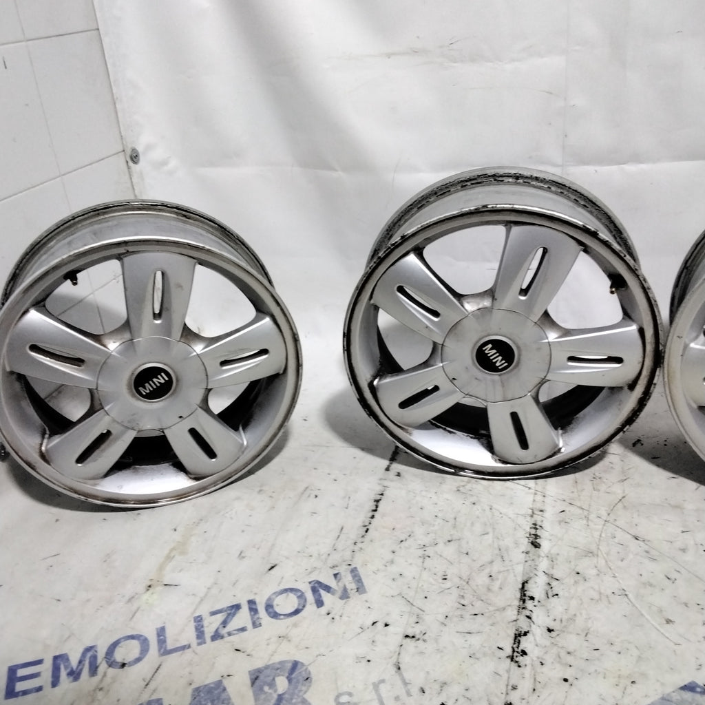 4 cerchi in lega 4 fori MINI COOPER 15 pollici