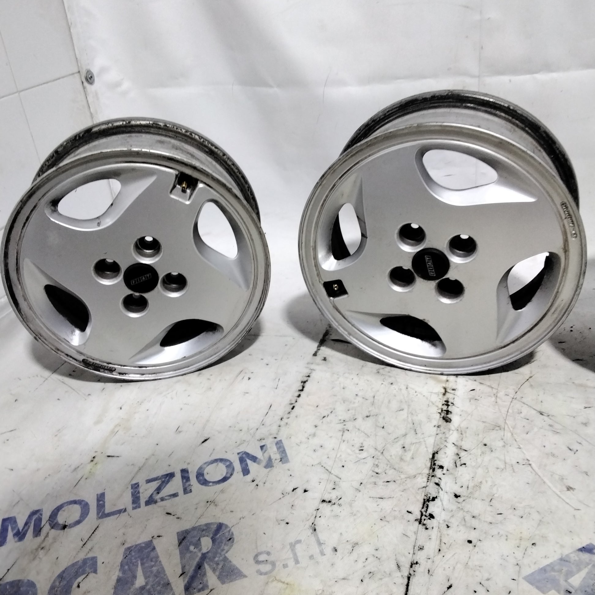 4 cerchi in lega 4 fori FIAT 14 pollici