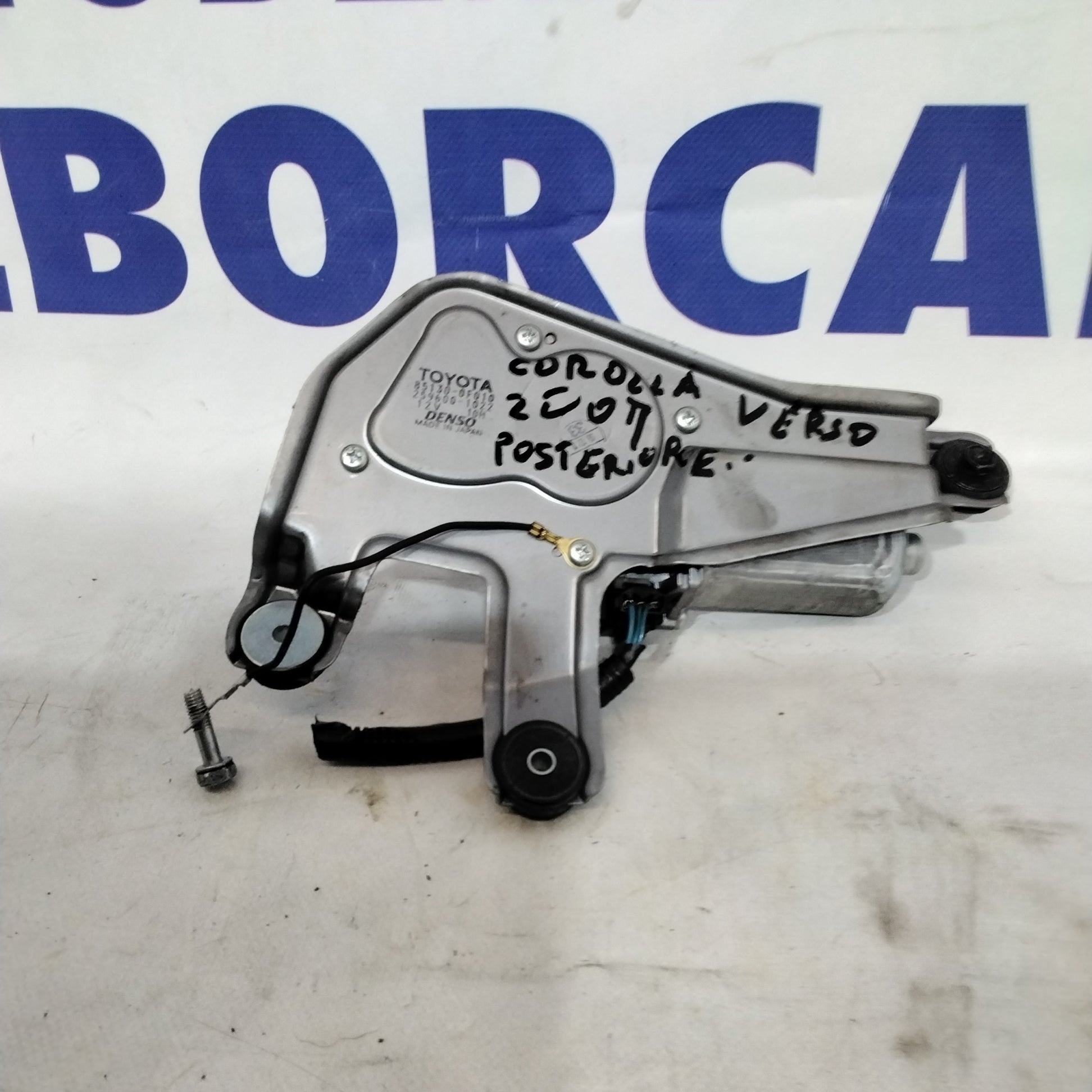 Motorino Tergicristallo posteriore TOYOTA corolla verso anno 2007 codice:2596001022