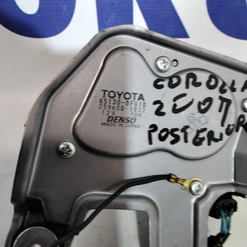 Motorino Tergicristallo posteriore TOYOTA corolla verso anno 2007 codice:2596001022