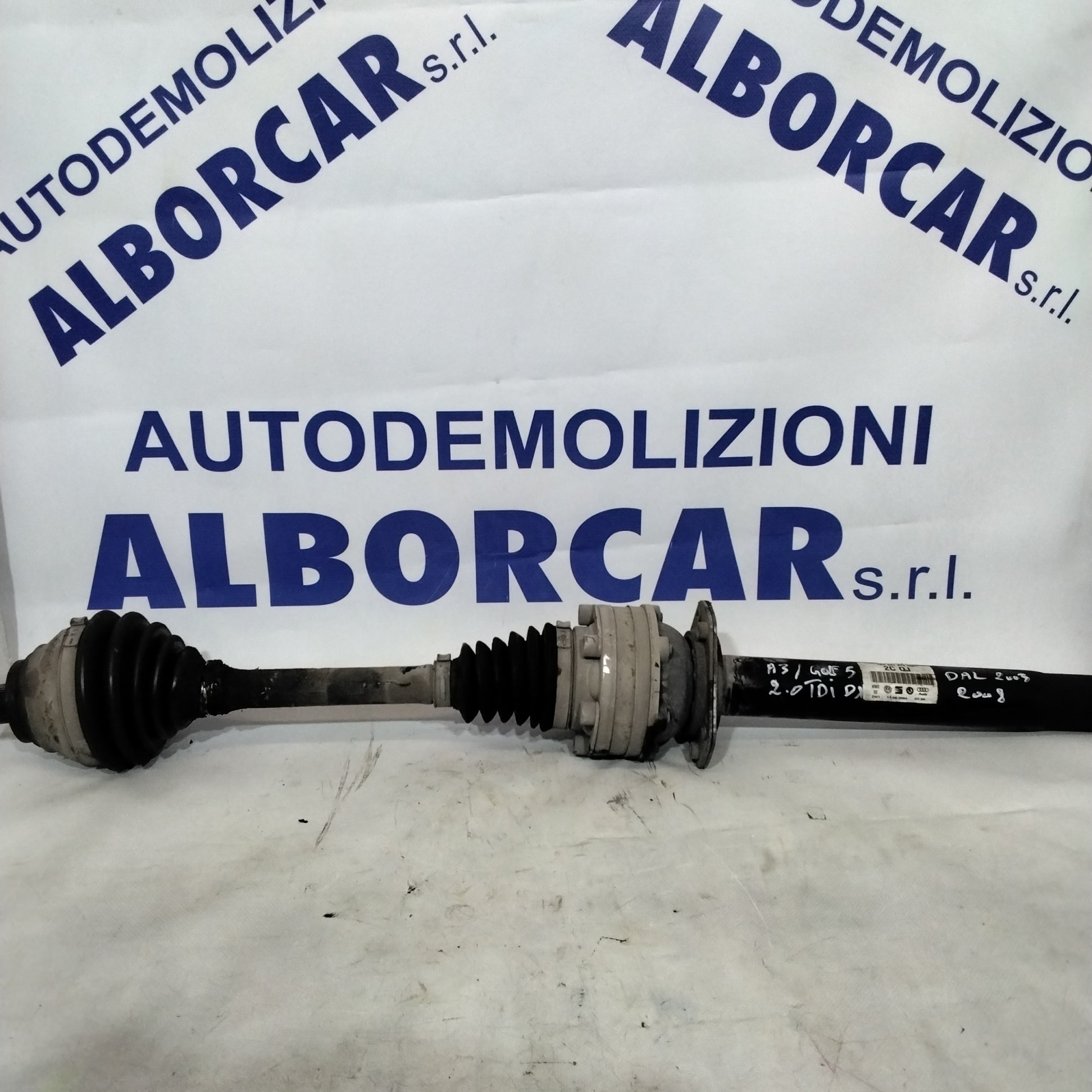 Semiasse destro VOLKSWAGEN golf 5 /audi a3 2.0 tdi anno 2003/2008  codice:1K0407272CQ