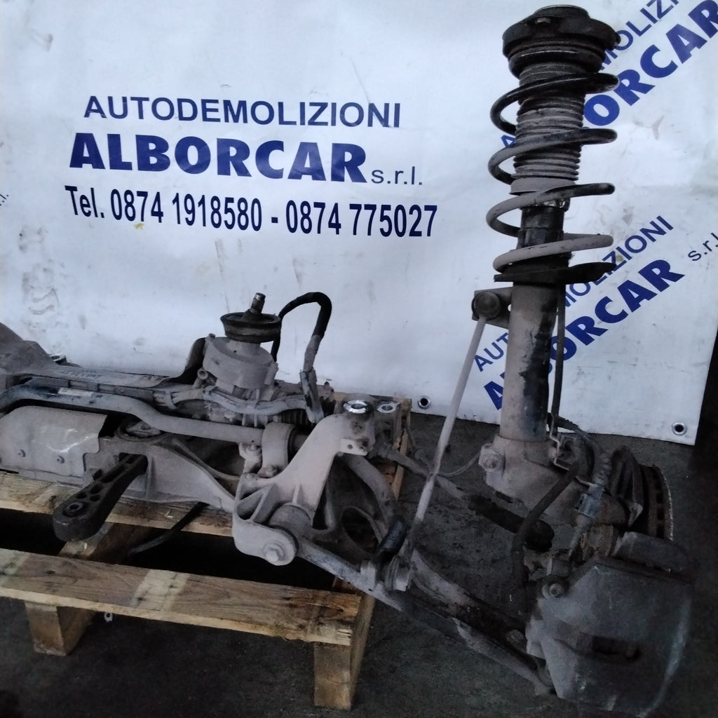Ponte assale completa di scatola sterzo VOLKSWAGEN golf 5 2.0 TDI anno 2007