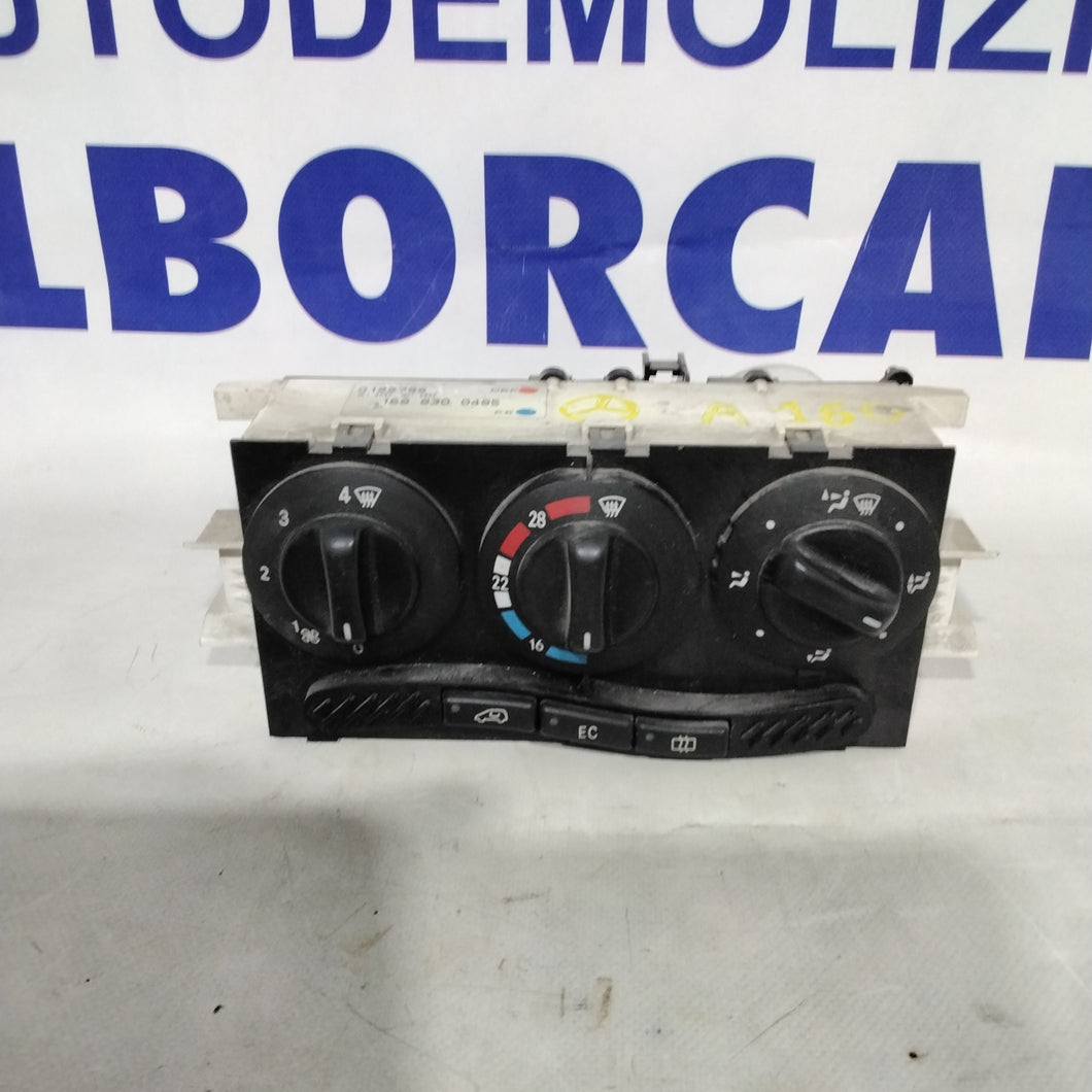 Comando climatizzatore/riscaldamento MERCEDES classe A160 anno 2002 codice:1688300485