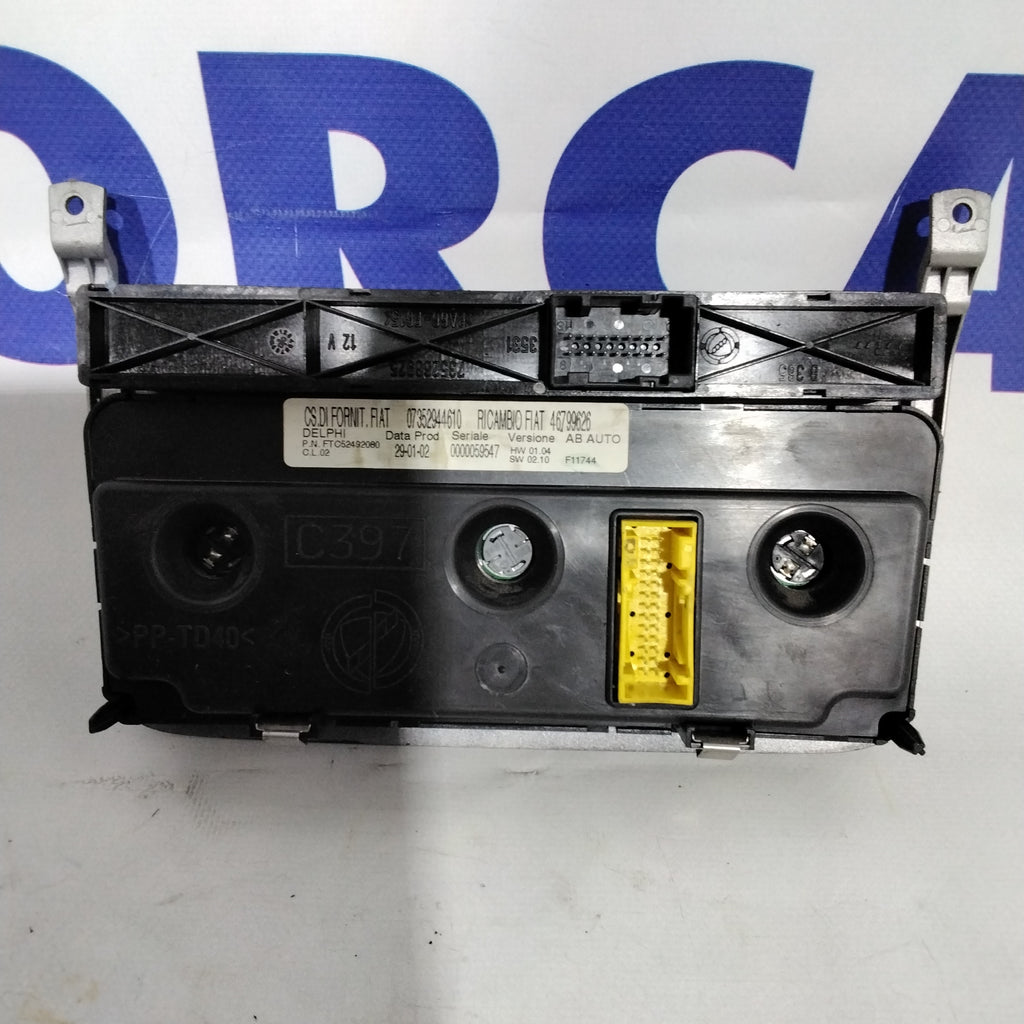 Comando climatizzatore/riscaldamento ALFA ROMEO 147 anno 2003 MK1 codice:07352944610