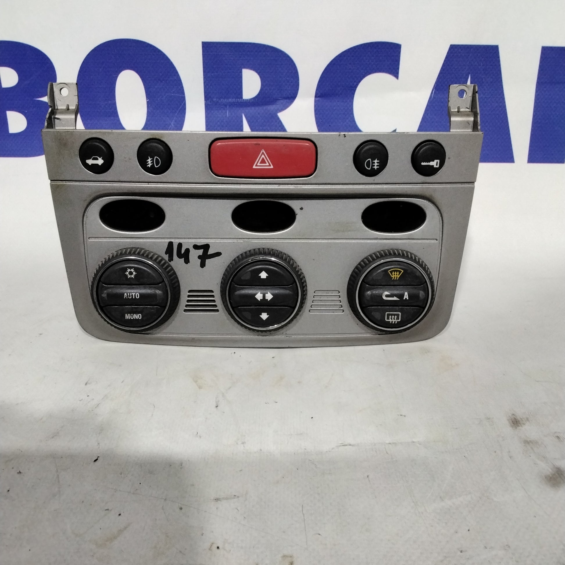 ALFA ROMEO 147 air conditioning/heating control unit year 2001 code:07353063490