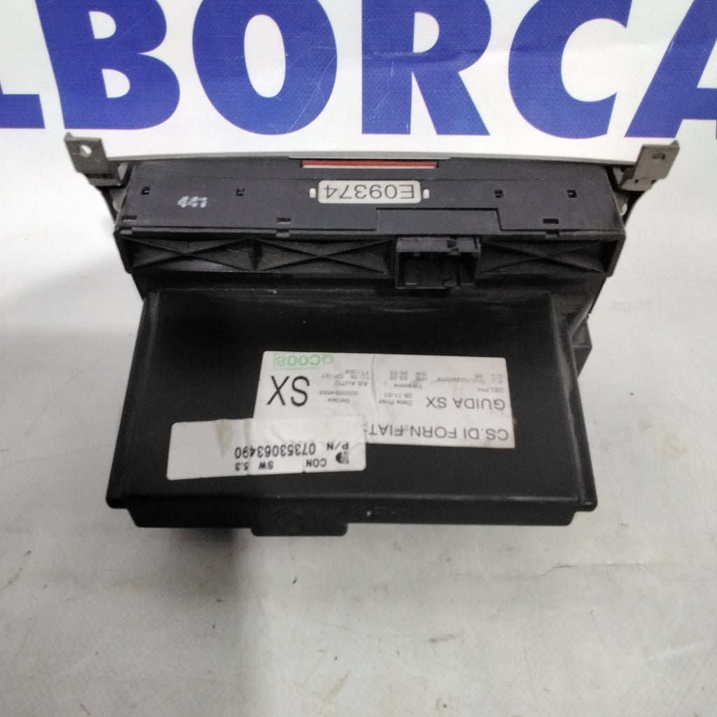ALFA ROMEO 147 air conditioning/heating control unit year 2001 code:07353063490