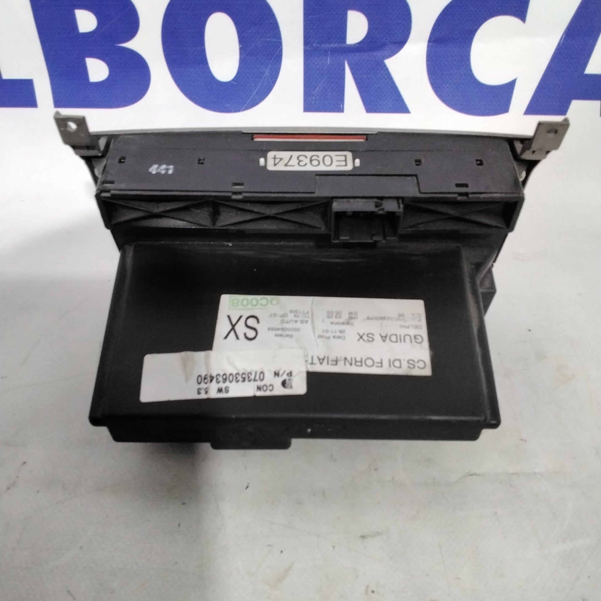 ALFA ROMEO 147 air conditioning/heating control unit year 2001 code:07353063490