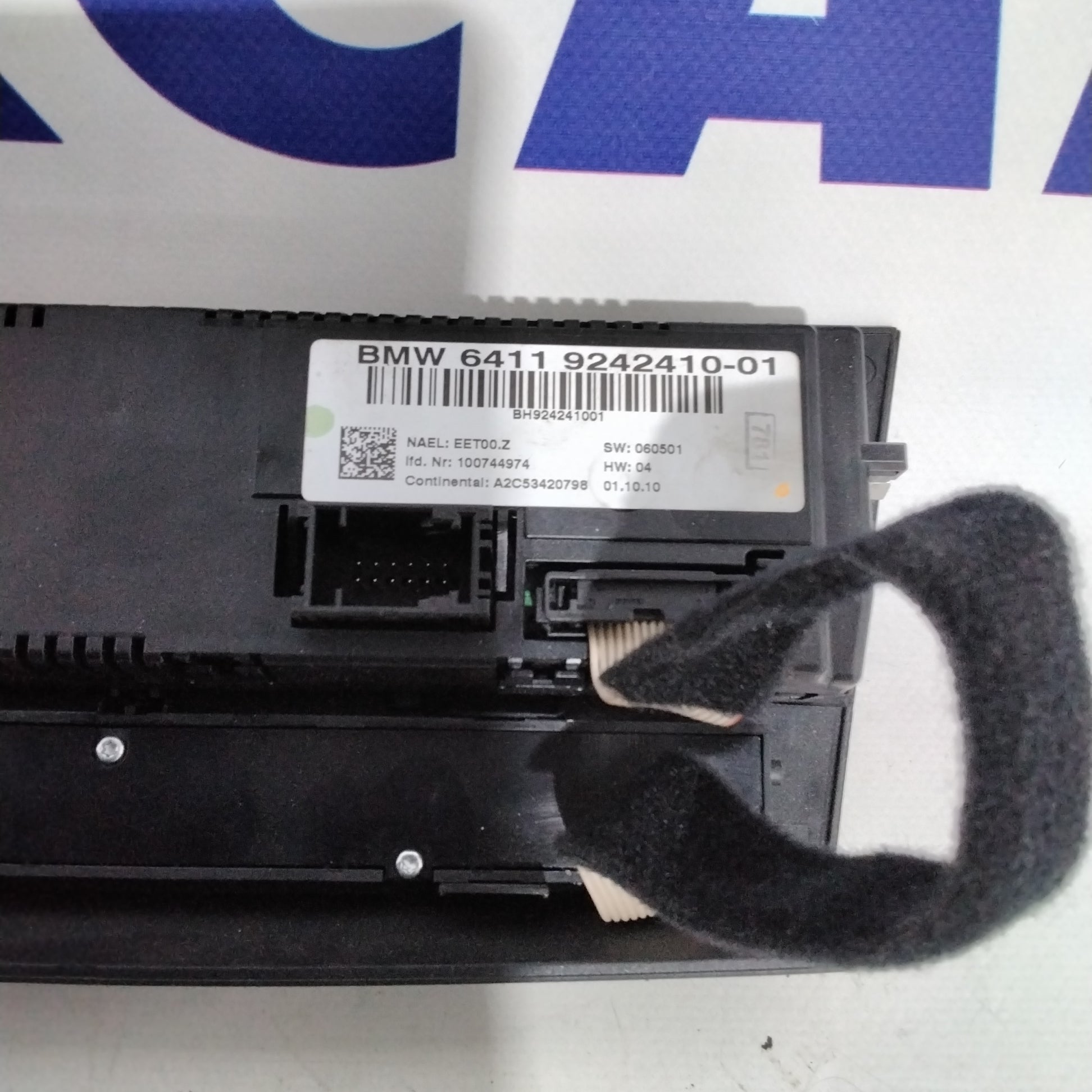 Comando climatizzatore/riscaldamento BMW 320 anno 2006 codice:64119242410