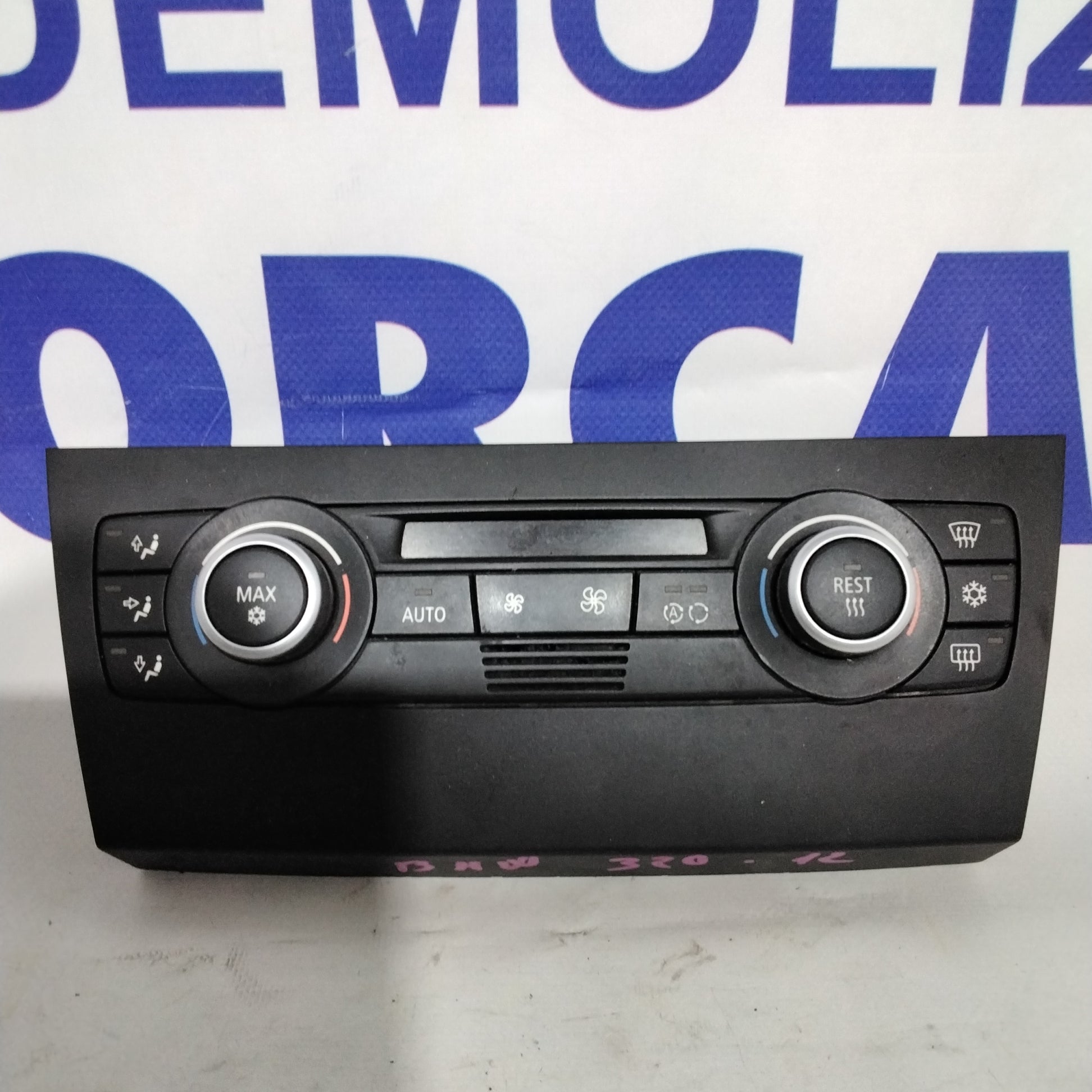 Comando climatizzatore/riscaldamento BMW 320 anno 2012 codice:64119119686